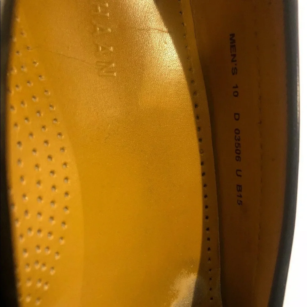 COLE HAAN Pinch Tassel Mens Loafers Size 10 D Black $135